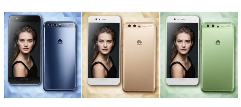 Shiny... Huawei P10 will be available in blue, green and gold