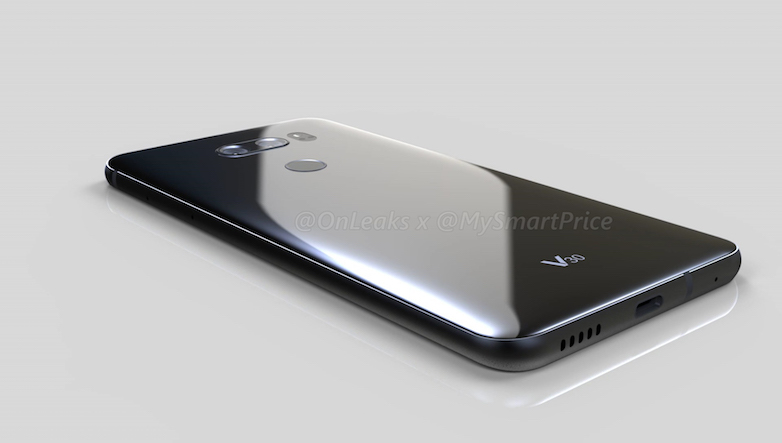 Leaked mockup render of LG V30