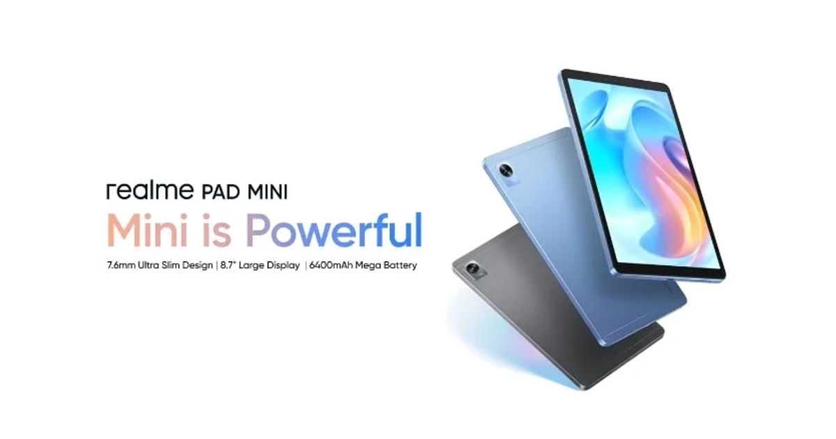 Realme Pad mini arrives on April 4