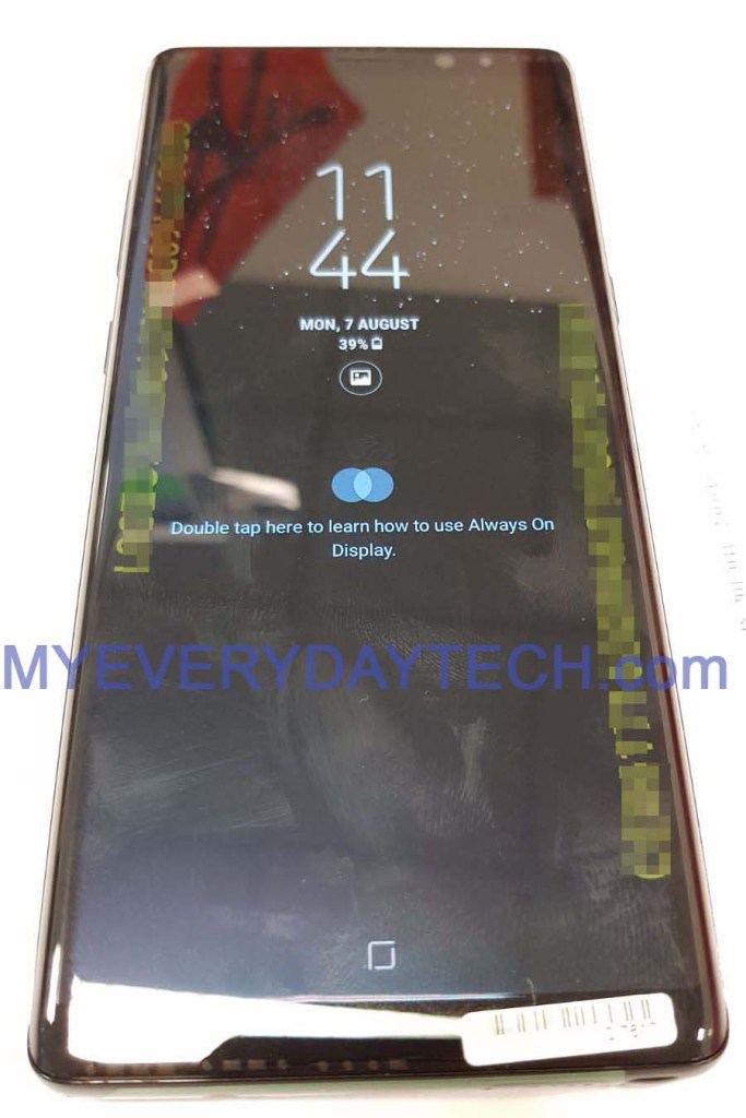 Pictures of prototype Samsung Galaxy Note 8 leaked