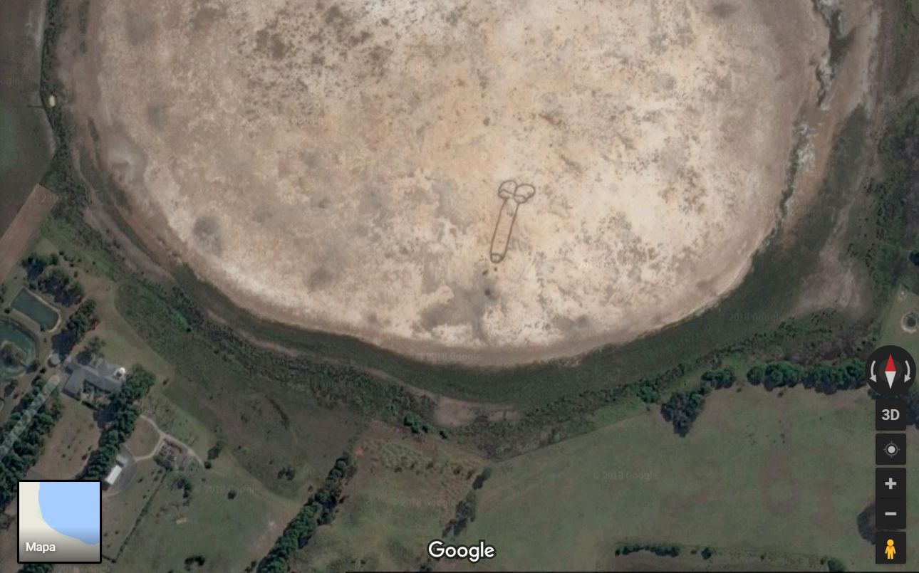In lighter news, Australia now has a giant penis that can be seen from space