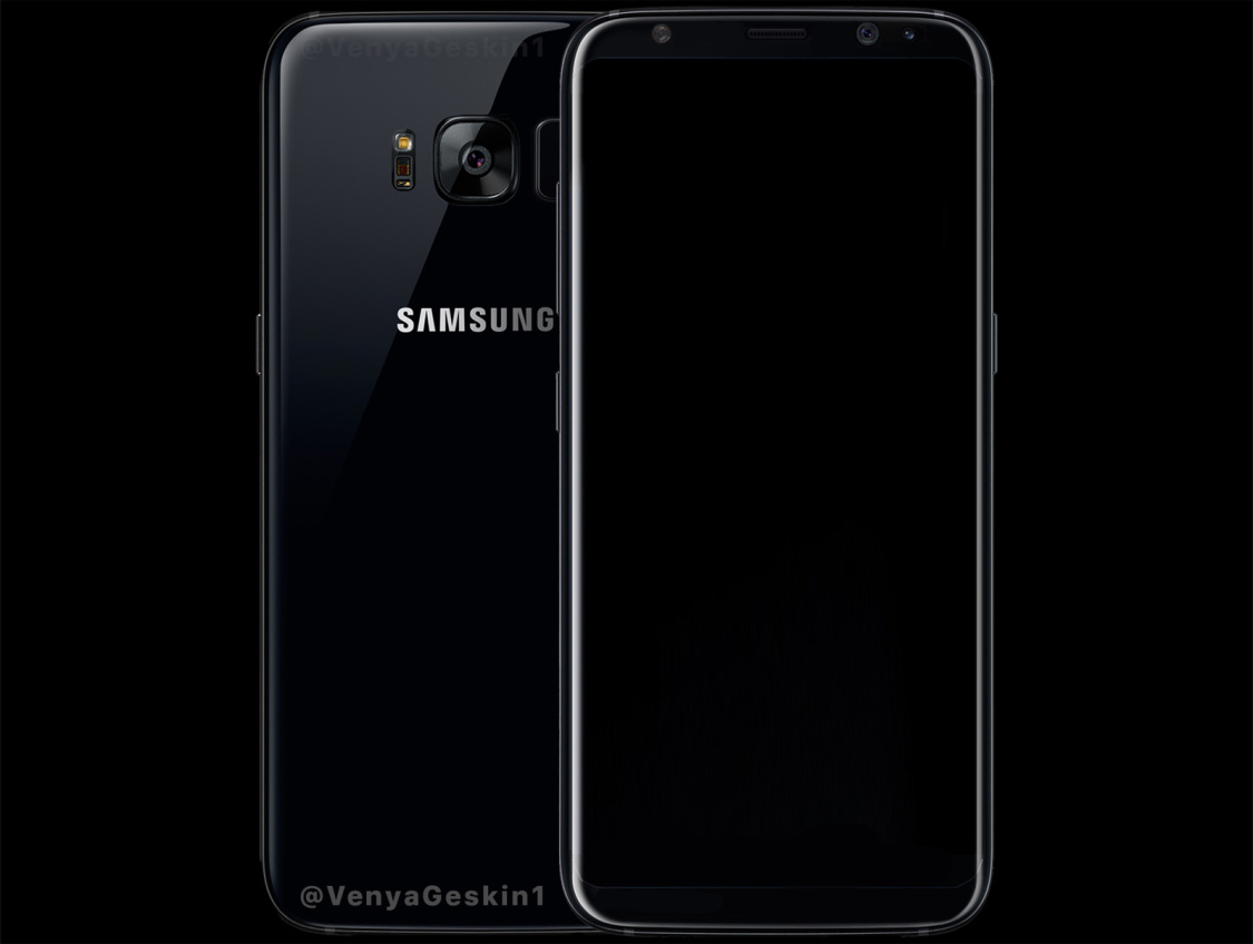 Leaked photos of black Samsung Galaxy S8