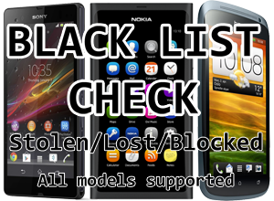 Free blacklist check (blocked or clean)