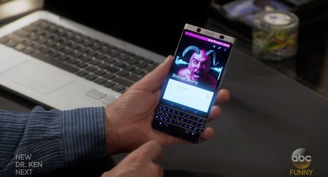 BlackBerry Mercury appears on TV! Even though it is not announced yet