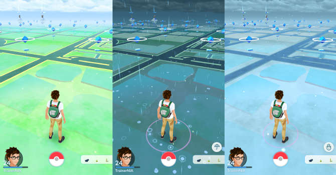 Pokemon Go will now sport real-life weather conditions