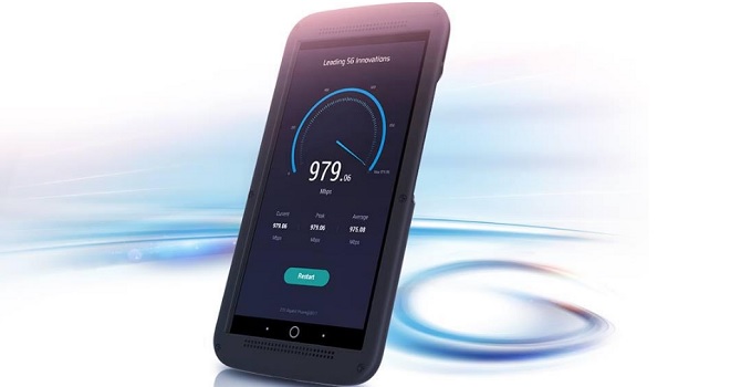 ZTE Gigabit Phone - smartphone that supports 5G mobile networks