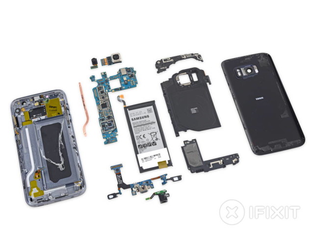 Samsung Galaxy S7 is difficult in repairing
