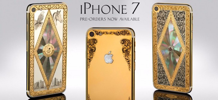 iPhone 7 bathed in gold and gems... and confirmation of 256GB version