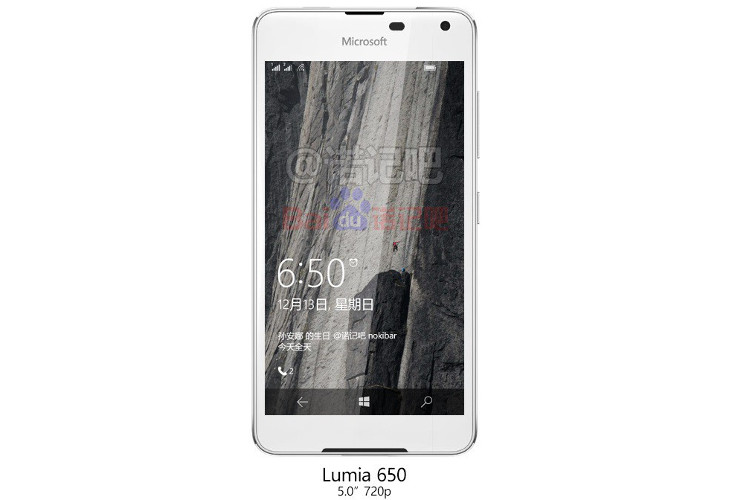 First picture of Microsoft Lumia 650