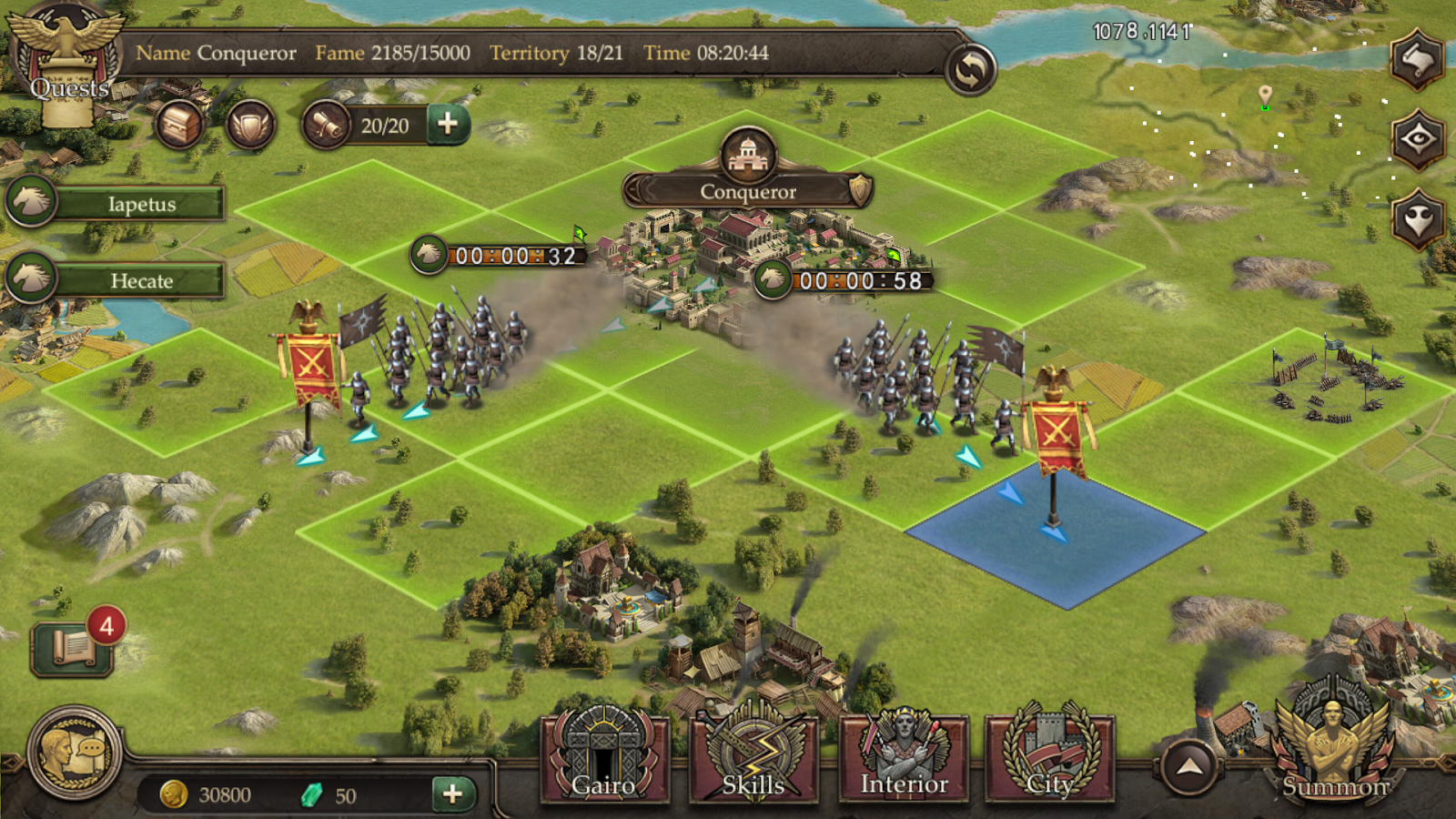 Immortal Conquest - the (arguably) best strategic game on Android